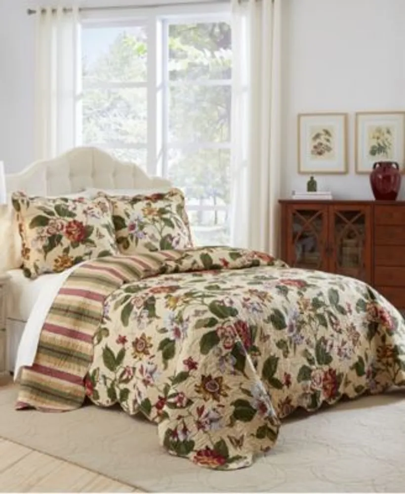 Waverly Laurel Springs 3 Piece Bedspread Collection Set