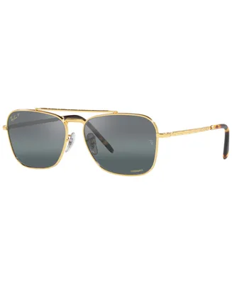 Ray-Ban Unisex Polarized Sunglasses, RB3636 New Caravan 58