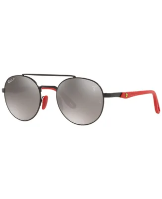 Ray-Ban RB3696M Scuderia Ferrari Collection 51 Unisex Polarized Sunglasses