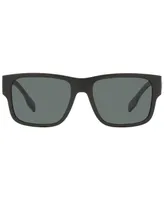 Burberry Men's Polarized Sunglasses, BE4358 Knight 57