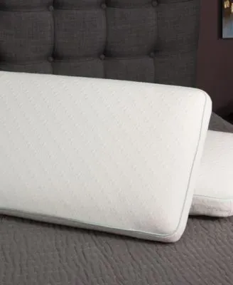 Intellisleep Natural Comfort Traditional Memory Foam Pillows Created For Macys