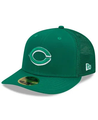 Men's Green Cincinnati Reds 2022 St. Patrick's Day On-Field Low Profile 59FIFTY Fitted Hat
