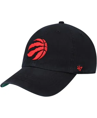 Men's Black Toronto Raptors Team Franchise Fitted Hat