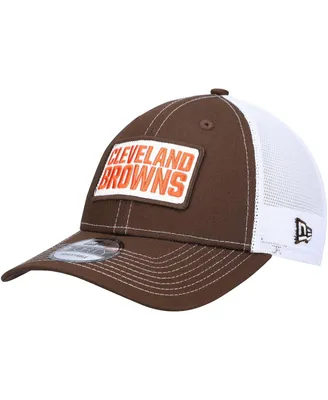 Men's Brown Cleveland Browns 9FORTY Trucker Snapback Hat