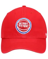 Men's Red Detroit Pistons Team Franchise Fitted Hat