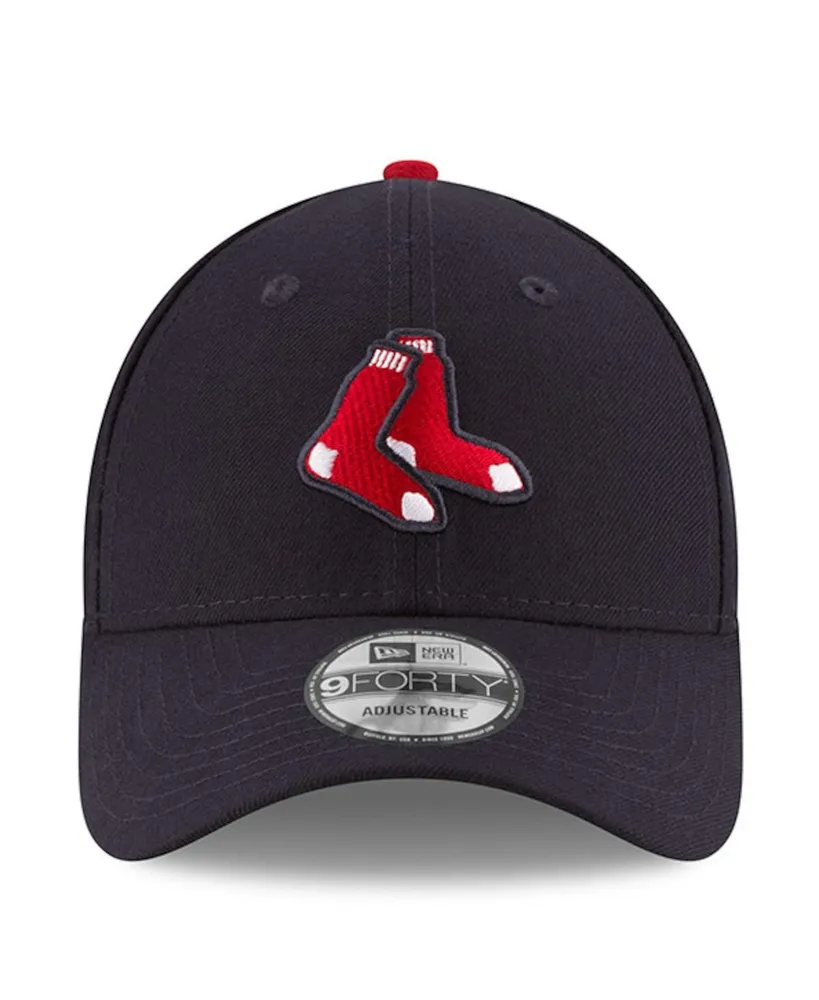Men's Navy Boston Red Sox League Logo 9Forty Adjustable Hat