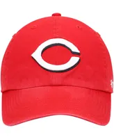 Youth Unisex Red Cincinnati Reds Team Logo Clean Up Adjustable Hat