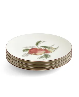 Portmeirion Nature's Bounty Apples Salad Plate, Set of 4