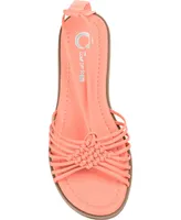 Journee Collection Women's Jess Tie-Up Sandals