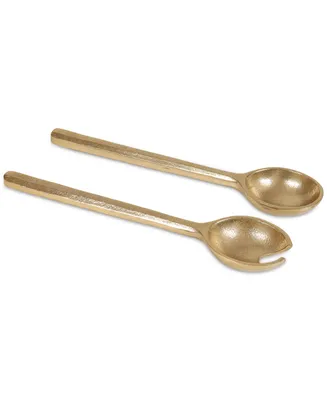 Hotel Collection Set of 2 Facet Salad Servers, Created for Macys