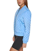 Levi's Women's Diamond Quilted Casual Bomber Jacket