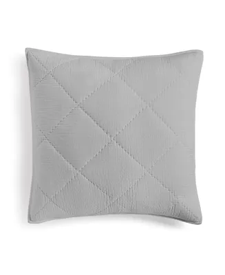 Closeout! Hotel Collection Dobby Diamond Quilted Sham, European, Created for Macy's
