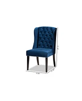 Lamont Modern Contemporary Transitional Wood Wingback Dining Chair