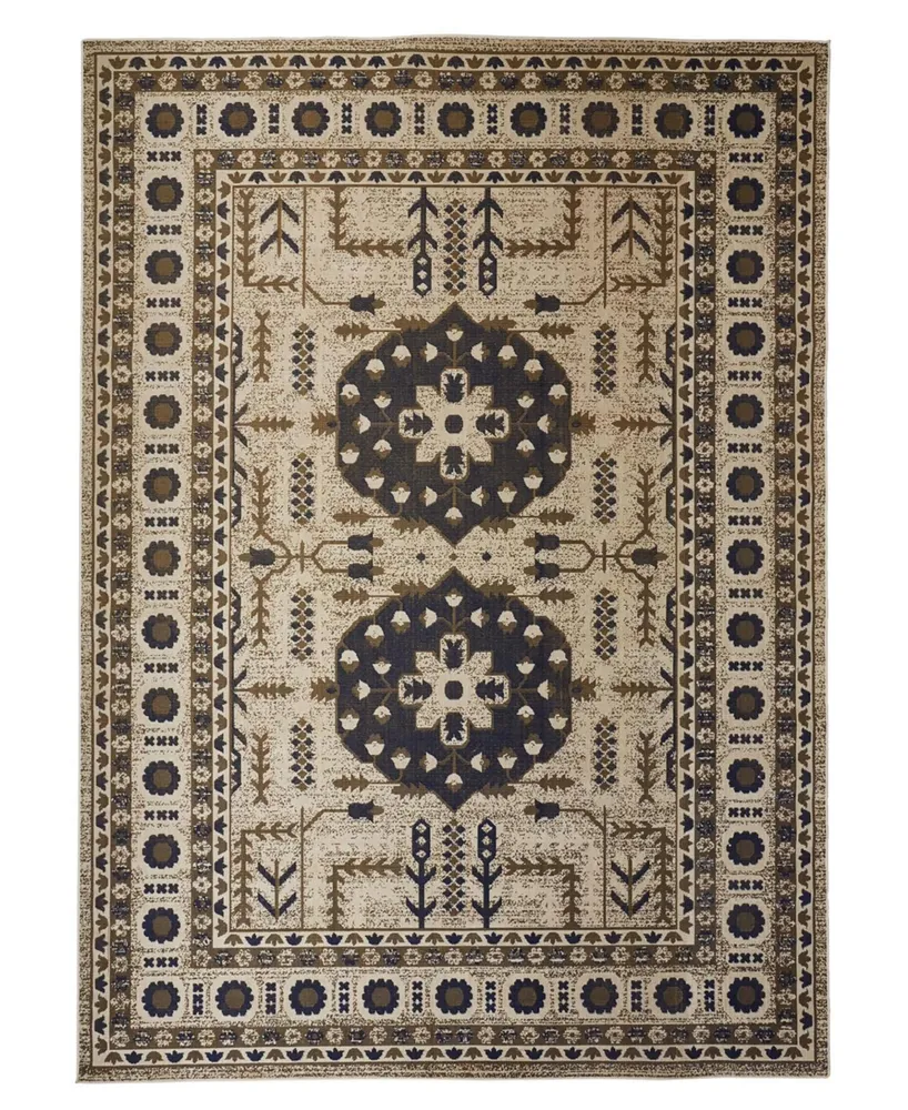 Feizy Foster R3754 6'5" x 9'6" Area Rug