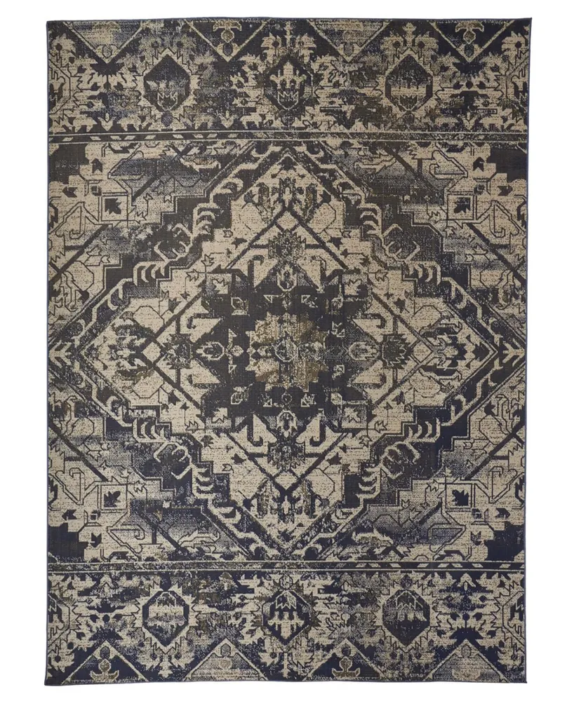 Feizy Foster R3760 6'5" x 9'6" Area Rug