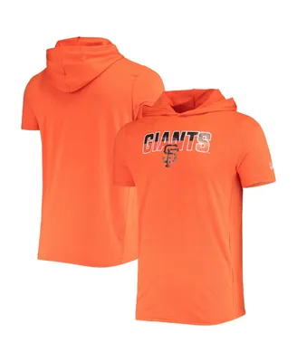 Men's New Era Heathered Orange San Francisco Giants Hoodie T-shirt