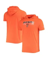 Men's New Era Heathered Orange San Francisco Giants Hoodie T-shirt