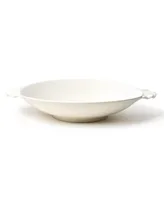 Coton Colors Signature White Ruffle Pasta Bowl