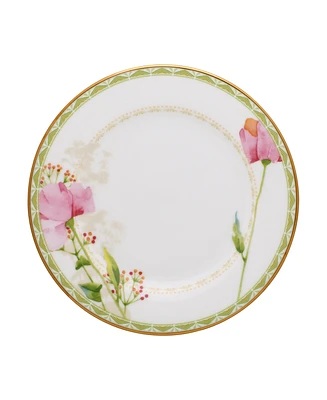 Noritake Poppy Place Bread Butter Plate, 6.25" - White, Pink, Gold