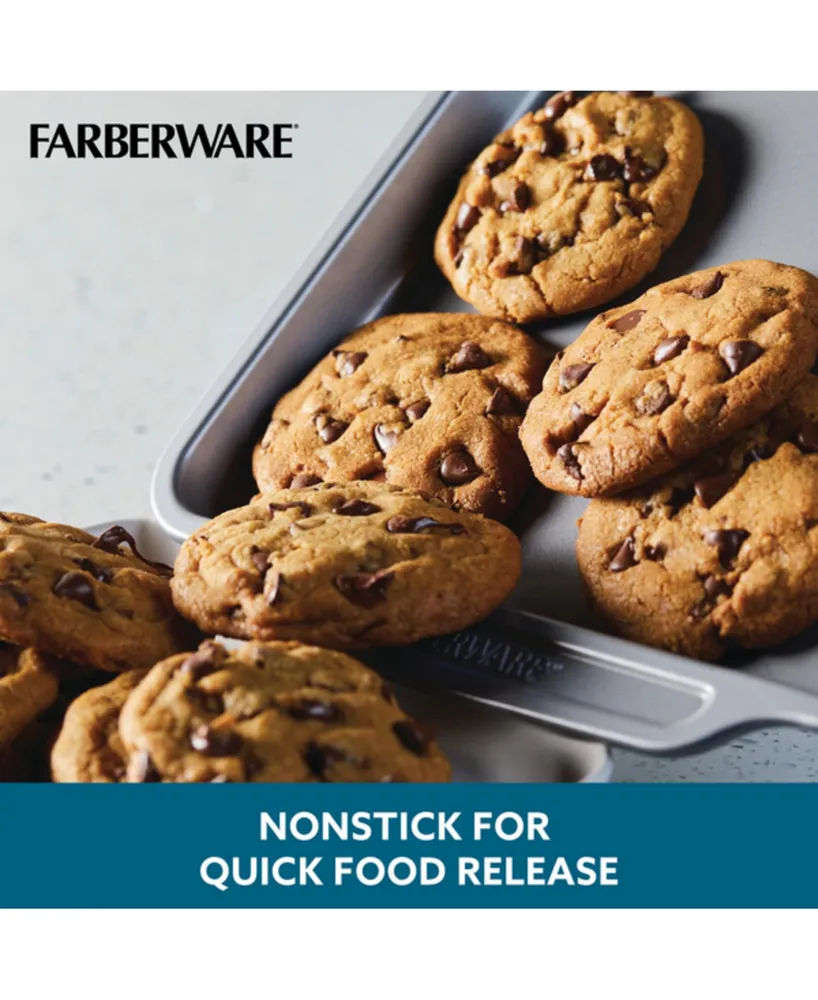 Farberware Nonstick Bakeware Set with On-the-Go Cake Pan and Lid, 5-Piece