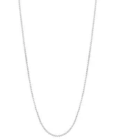 16 24 Mirror Box Chain 5 8mm In 14k White Gold