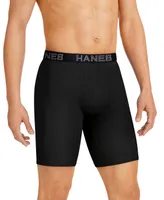 Hanes Men's Ultimate ComfortFlex Fit 4-Pk. Moisture-Wicking Long-Leg Boxer Briefs