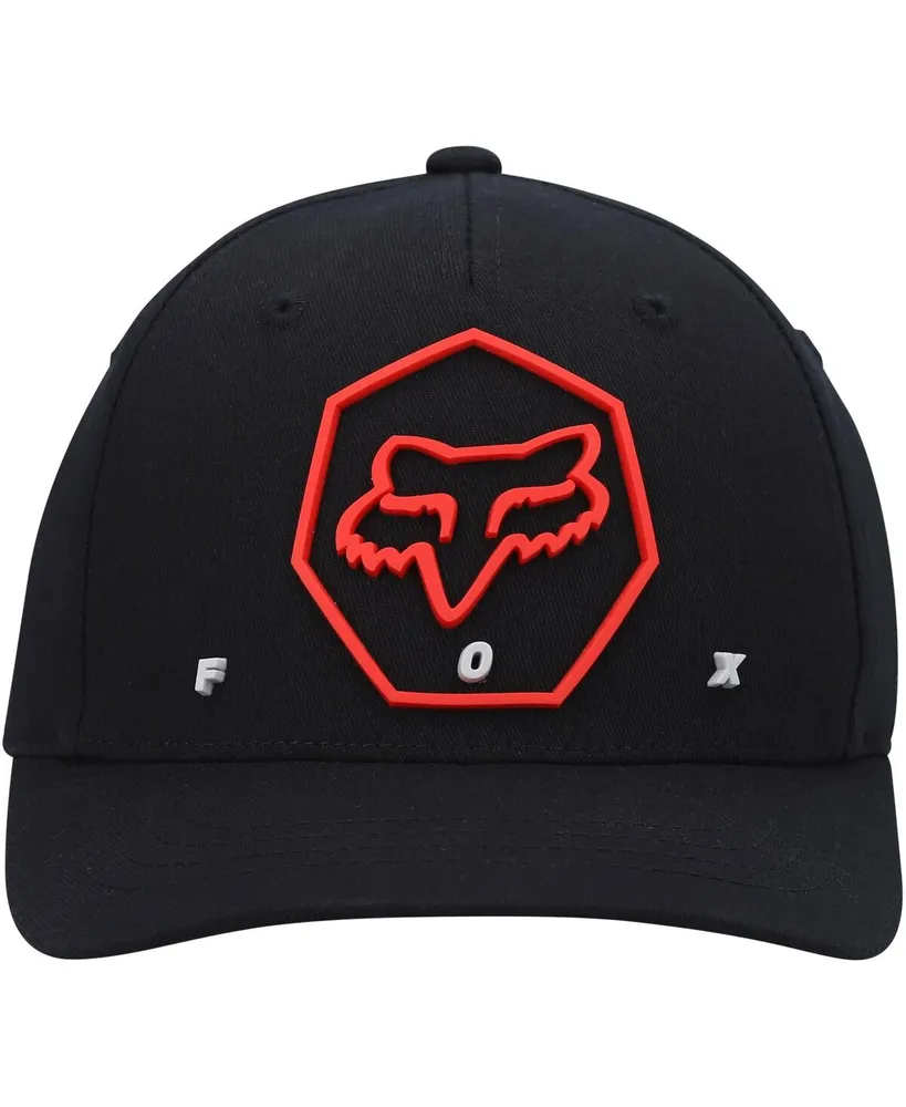 Big Boys Fox Black Seven Points Flex Hat