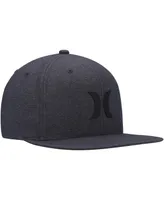 Men's Hurley Heather Black Phantom Core Snapback Hat