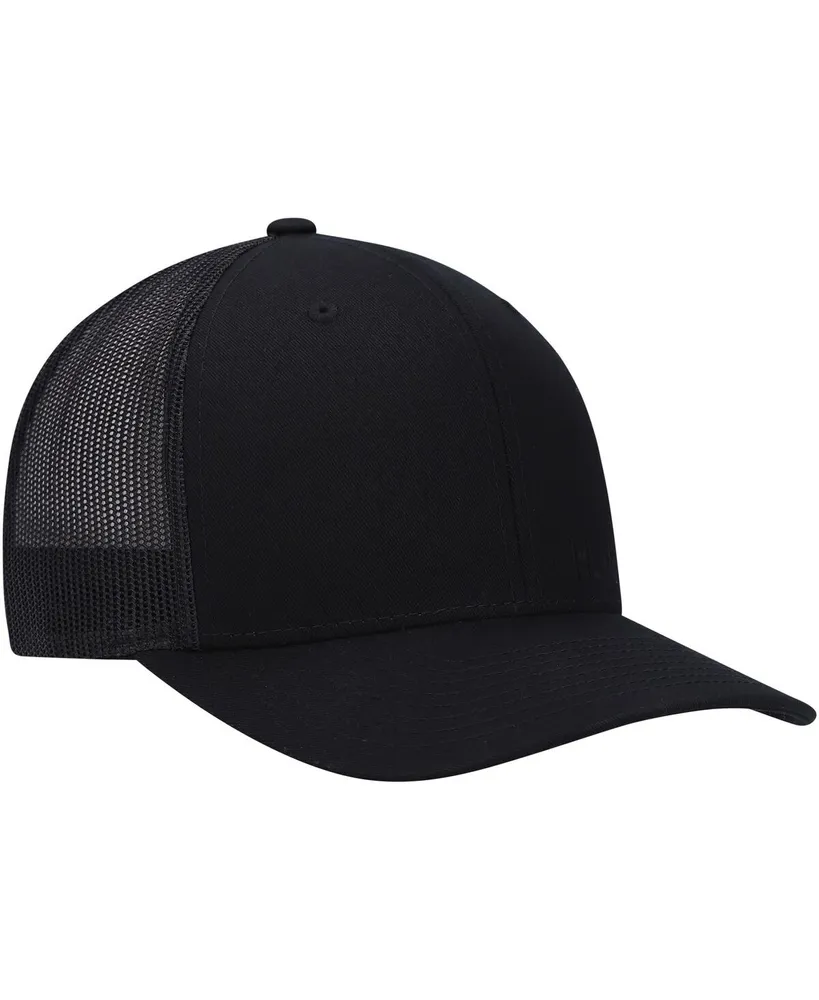 Men's Hurley Black Logo Corp Staple Trucker Snapback Hat