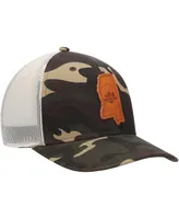 Men's Local Crowns Camo Mississippi Icon Woodland State Patch Trucker Snapback Hat