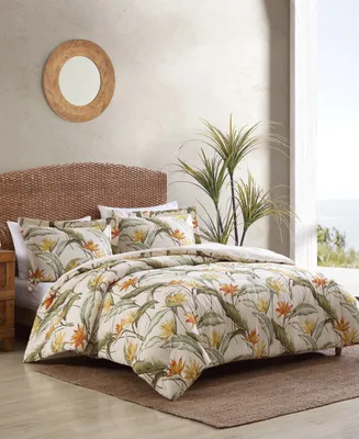 Tommy Bahama Home Birds of Paradise 4 Piece Duvet Cover Set, King
