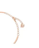 Swarovski Sparkling Dance Oval Round Cut Rose Gold Tone Plated Bracelet