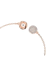 Swarovski Dazzling Swan Magnetic Rose Gold Tone Plated Bracelet