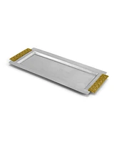 Micheal Aram Palm Vanity Tray - Silver