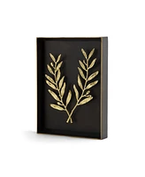 Michael Aram Olive Branch Shadow Box - Gold