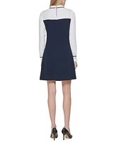 Tommy Hilfiger Women's Collared Sheath Dress