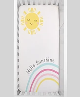 NoJo Happy Days and Hello Sunshine Photo Op Nursery Fitted Crib Sheet