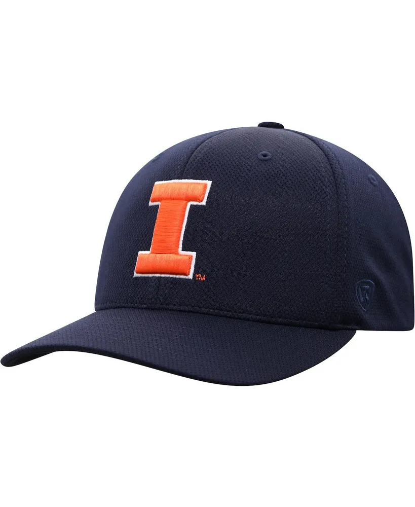 Men's Top of The World Navy Illinois Fighting Illini Reflex Logo Flex Hat