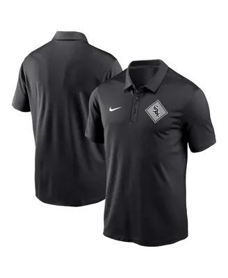 Men's Nike Black Chicago White Sox Diamond Icon Franchise Performance Polo Shirt