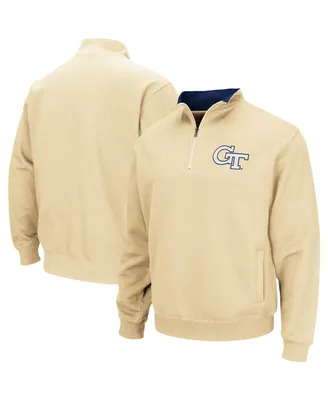 Men's Colosseum Gold Georgia Tech Yellow Jackets Tortugas Logo Quarter-Zip Pullover Jacket