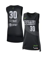 Women's Nike Breanna Stewart Black Seattle Storm Rebel Edition Jersey