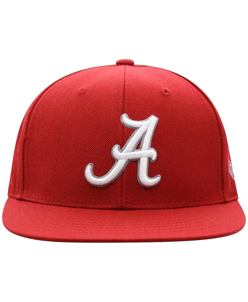 Men's Top of the World Crimson Alabama Tide Team Color Fitted Hat