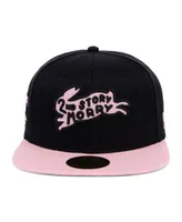 Men's Physical Culture Black Second Story Morrys Black Fives Snapback Adjustable Hat