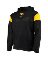 Men's Nike Black Iowa Hawkeyes Sideline Jersey Pullover Hoodie