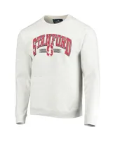 Men's League Collegiate Wear Heathered Gray Stanford Cardinal Upperclassman Pocket Pullover Sweatshirt