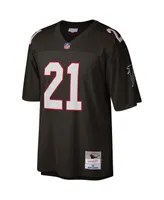 Men's Mitchell & Ness Deion Sanders Black Atlanta Falcons Big and Tall 1992 Retired Player Replica Jersey