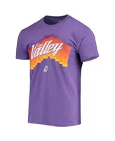 Men's Sportiqe Purple Phoenix Suns The Valley Pixel City Edition Davis T-shirt