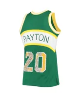 Men's Mitchell & Ness Gary Payton Green Seattle SuperSonics 1994-95 Hardwood Classics 75th Anniversary Diamond Swingman Jersey