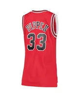 Women's Mitchell & Ness Scottie Pippen Red Chicago Bulls 1997-98 Hardwood Classics Swingman Jersey