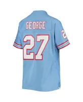 Women's Mitchell & Ness Eddie George Light Blue Houston Oilers Legacy Replica Player Jersey